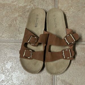 Brown sandals